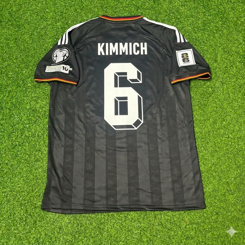 Joshua Kimmich 6# Deutschland WM 2026 Black Style Fußball Trikot