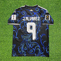 Julián Álvarez #9 Argentine Maillot Extérieur Coupe du Monde 2026 Bleu