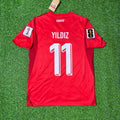 Kenan Yıldız #11 Türkei Türkei - Weltmeisterschaft 2026 - Heim Rot - Trikot - Milli Forma