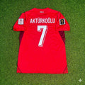 Kerem Aktürkoğlu #7 Turquie Turquie - Coupe du Monde 2026 - Domicile Rouge - Maillot Maillot - Maillot Maillot