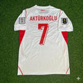 Kerem Aktürkoğlu #7 Turquie - Coupe du Monde 2026 - Maillot Extérieur Blanc - Maillot