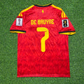 Kevin De Bruyne #7 Belgien 2026 Weltmeisterschaft Heimtrikot