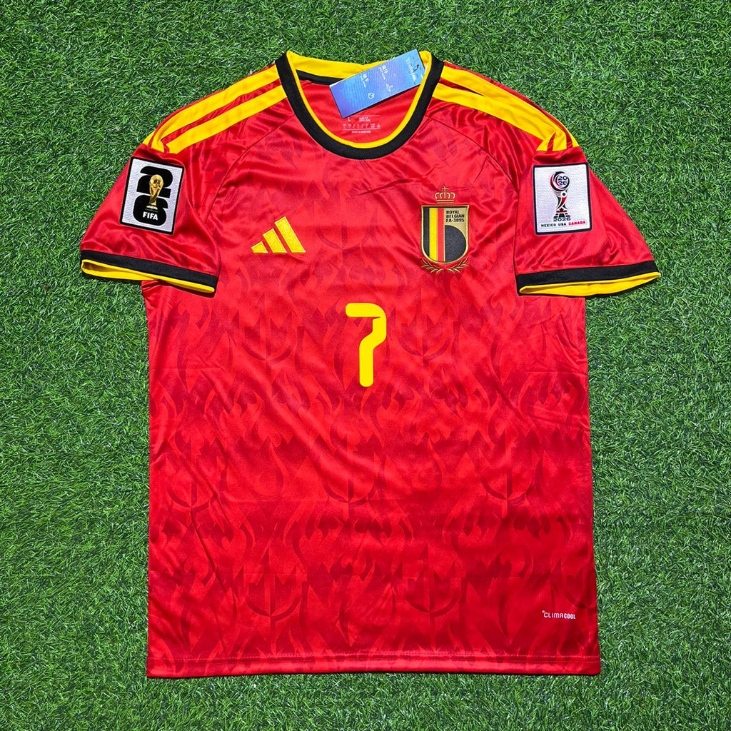 Kevin De Bruyne #7 Belgien 2026 Weltmeisterschaft Heimtrikot
