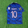 Kylian Mbappé Frankreich WM 2026 Blaues Fußballtrikot der neuen Saison