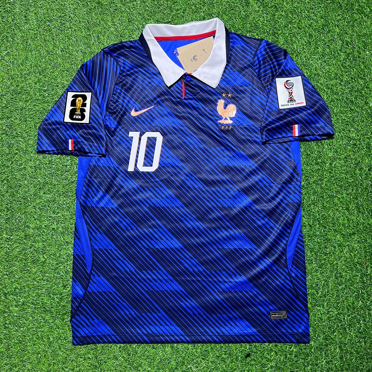 Kylian Mbappé #10 Frankreich Heimtrikot 2026 WM Blau