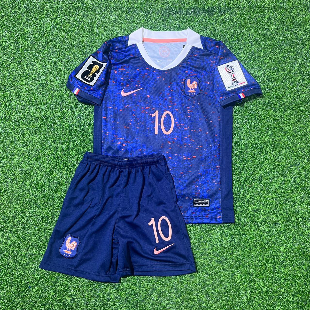 Kylian Mbappé Frankreich WM 2026 Neues Fußballtrikot-Set