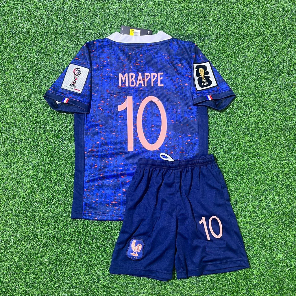 Kylian Mbappé Frankreich WM 2026 Neues Fußballtrikot-Set