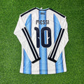 Lionel Messi #10 Argentinien 2026 WM Langarm-Fußballtrikot-Set