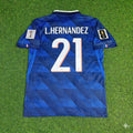 Lucas Hernández (21) – Maillot domicile France Coupe du Monde 2026 (Bleu)