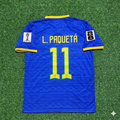 Lucas Paquetá 11- Brasilien 2026 WM Blau Neues Trikot