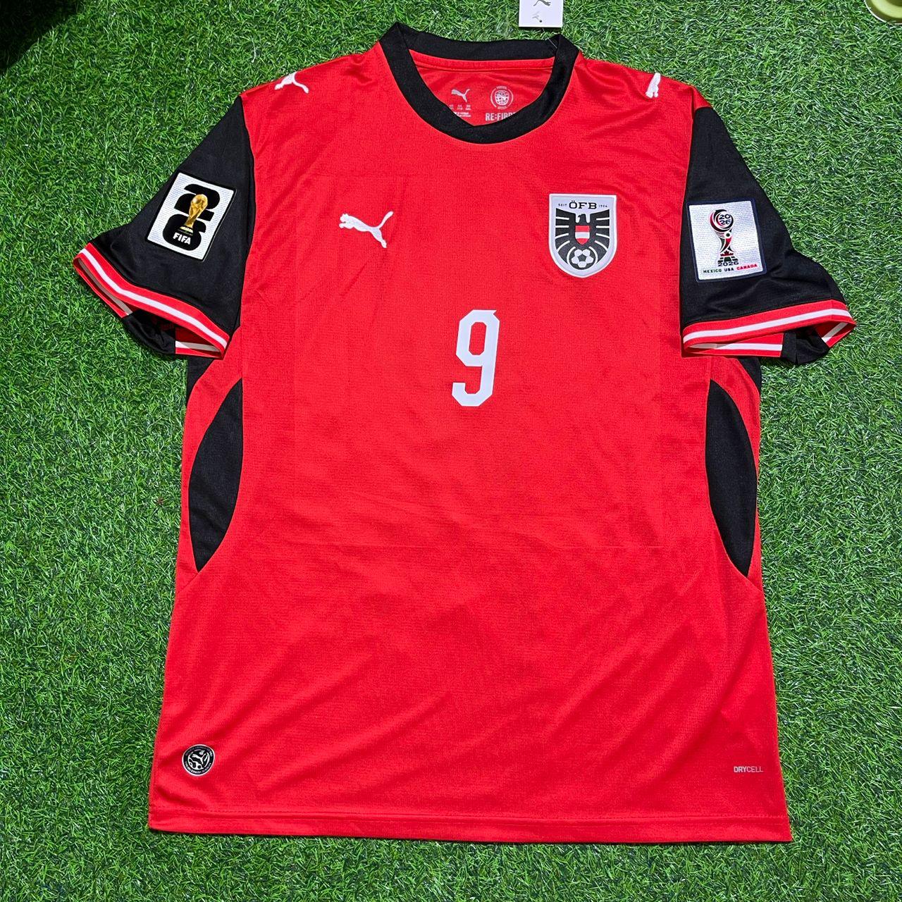 Maillot de football Marcel Sabitzer Autriche Coupe du Monde 2026 nouvelle saison