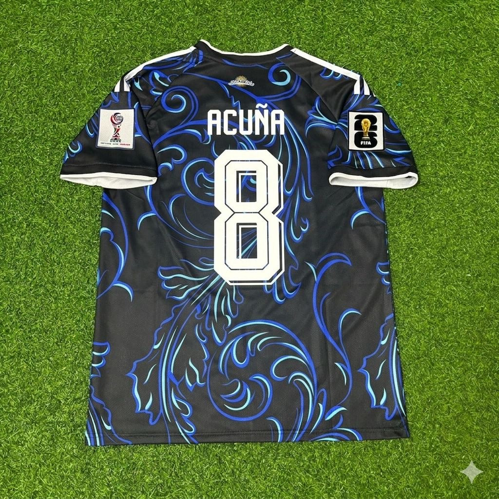 Marcos Acuña #8 Argentinien 2026 WM Neues Saison Trikot Set