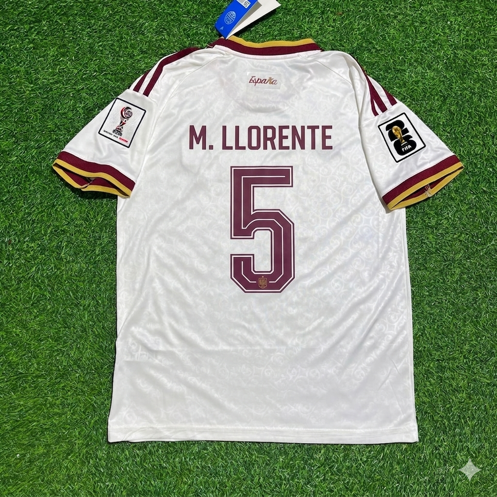 Marcos Llorente 5 – Maillot extérieur Espagne Coupe du Monde 2026