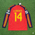 Marcos Llorente Spanien 2026 WM Heimtrikot Langarm Trikot Maillot