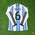 Marcos Senesi #6 Argentinien WM 2026 Langarm-Fußballtrikot-Set