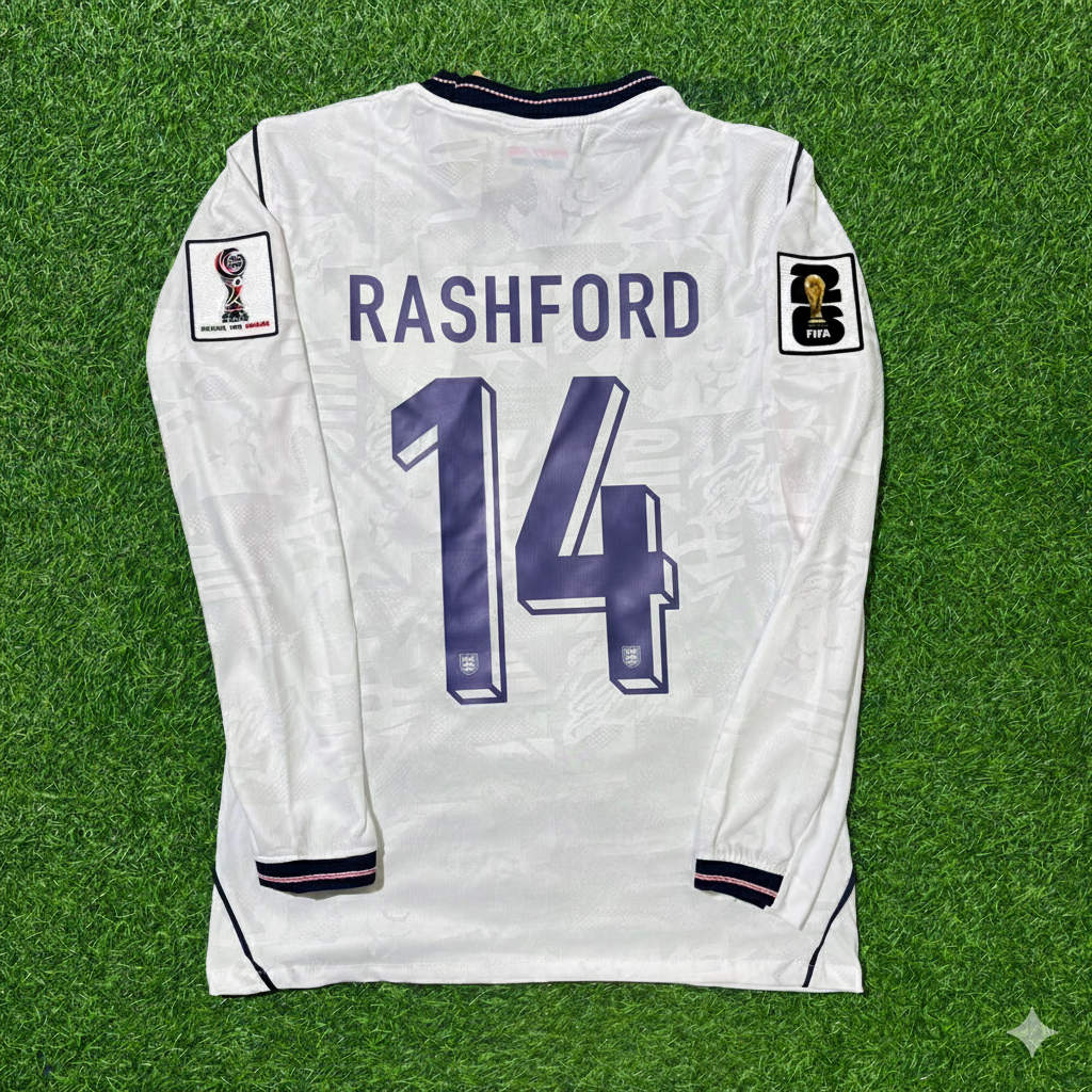 Marcus Rashford 14 – England 2026 WM Langarmtrikot