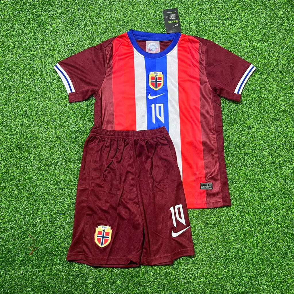 Martin Ødegaard Norvège Coupe du Monde 2026 Nouveau maillot de foot rouge