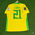 Maillot de Foot Matheus Cunha Brésil Coupe du Monde 2026 Nouvelle Saison