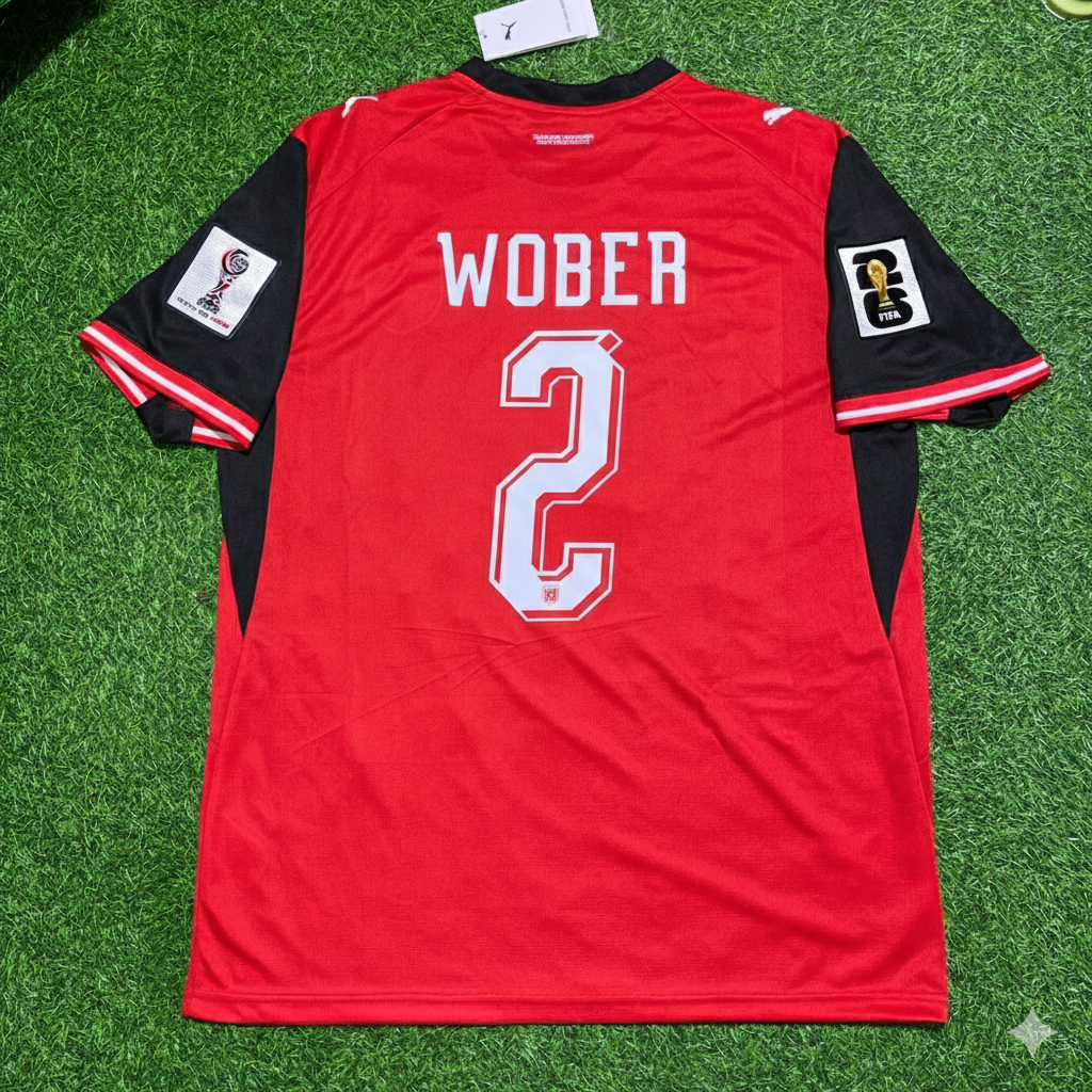Maximilian Wöber 2- Autriche Coupe du Monde 2026 Maillot Maillot Maillot
