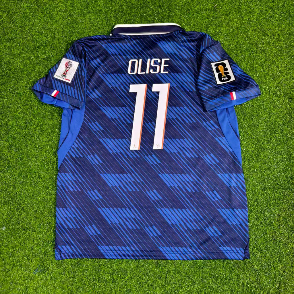 Michael Olise 11 – Maillot Domicile France Coupe du Monde 2026 (Bleu)