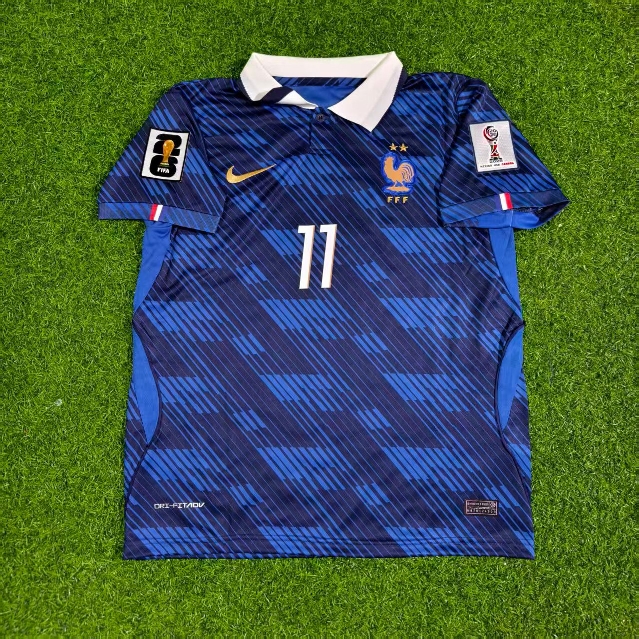 Michael Olise 11 – Maillot Domicile France Coupe du Monde 2026 (Bleu)