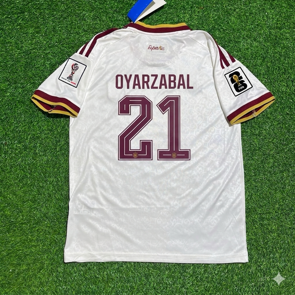 Mikel Oyarzabal 21- Spanien 2026 WM Auswärts-Fußballtrikot