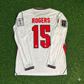 Morgan Rogers #15 Angleterre 2026 CM Maillot Domicile Blanc Manches Longues