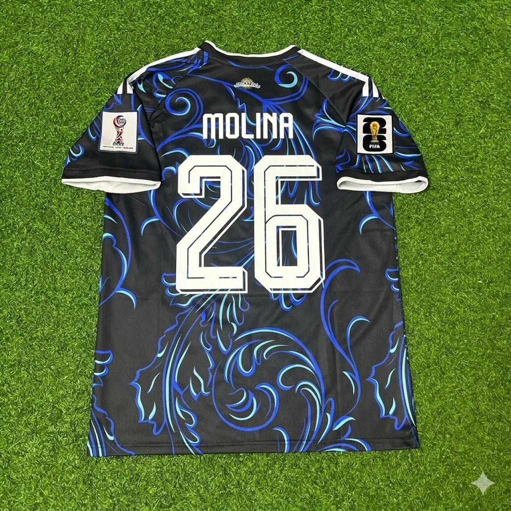 Nahuel Molina #26 Argentine Coupe du Monde 2026 Nouveau Maillot de Football Saison Ensemble