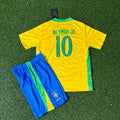 Neymar Jr. Brasilien WM 2026 Neue Saison Kinder Fußballtrikot-Set