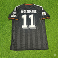 Nick Woltemade 11# Deutschland WM 2026 Schwarzes Fußballtrikot im Black Style