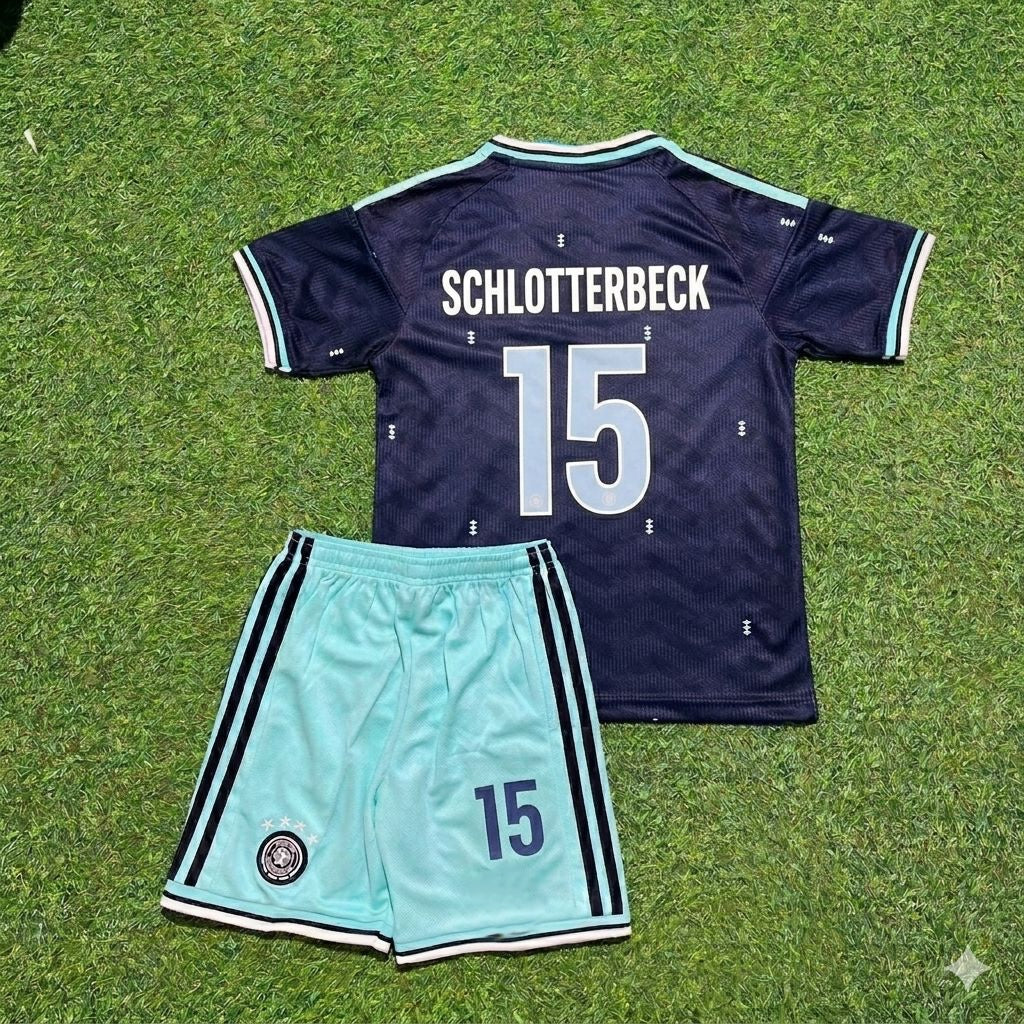 Nico Schlotterbeck 15 - Ensemble maillot et short de football pour enfant, Allemagne, Coupe du Monde 2026