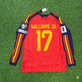 Nico Williams Espagne Maillot domicile Coupe du Monde 2026 Manches longues