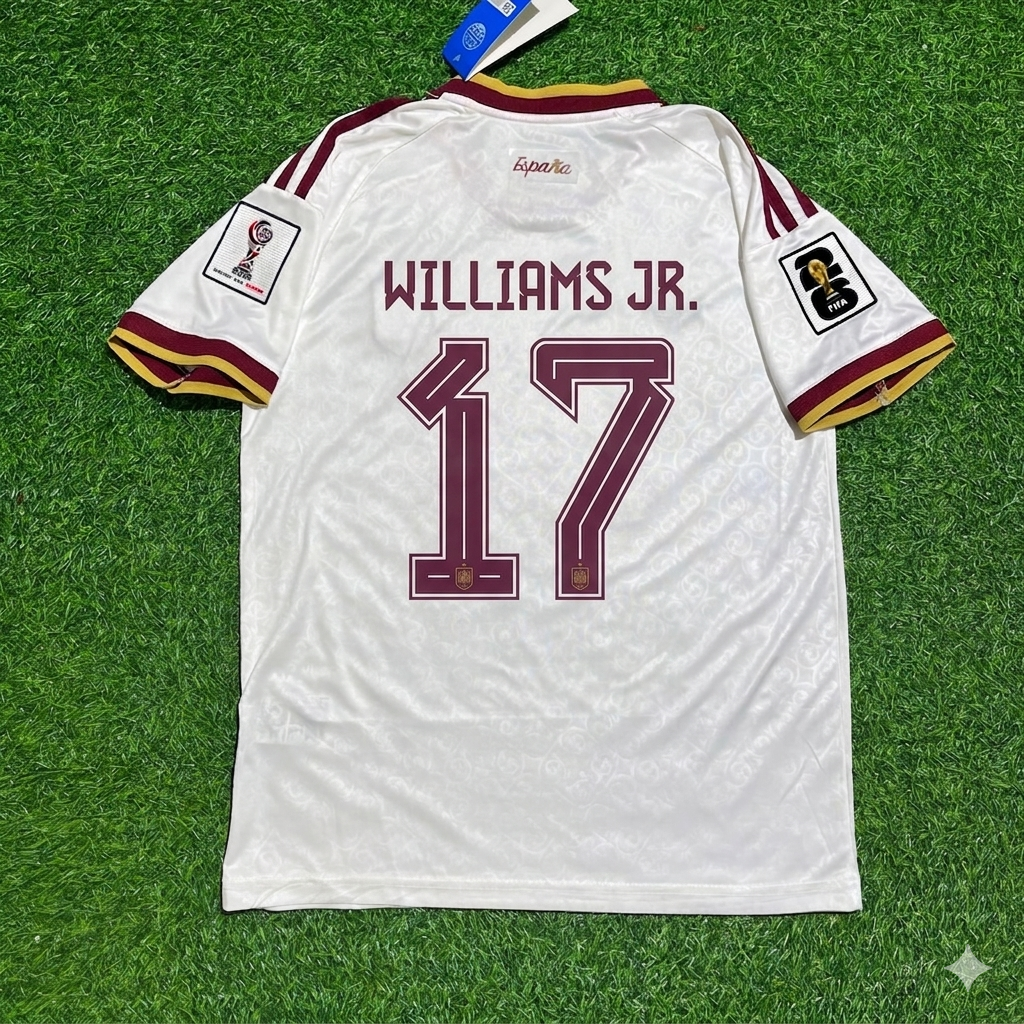 Nico Williams 17 – Spanien WM 2026 Auswärts Fußballtrikot