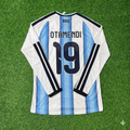 Ensemble Maillot de Foot à Manches Longues Nicolás Otamendi #19 Argentine Coupe du Monde 2026