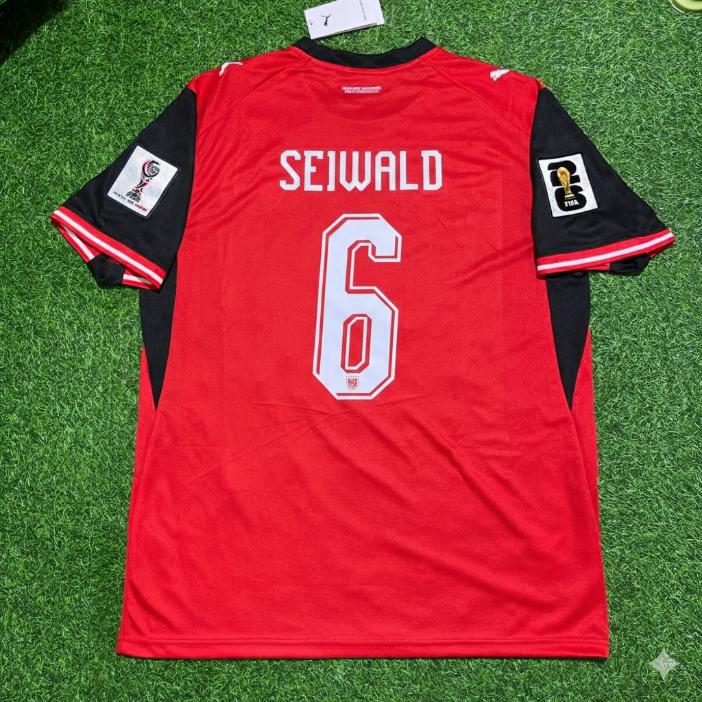 Nicolas Seiwald 6 – Maillot Autriche Coupe du Monde 2026