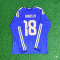 Maillot de football manches longues Nicolo Barella 18 - Italie Coupe du Monde 2026
