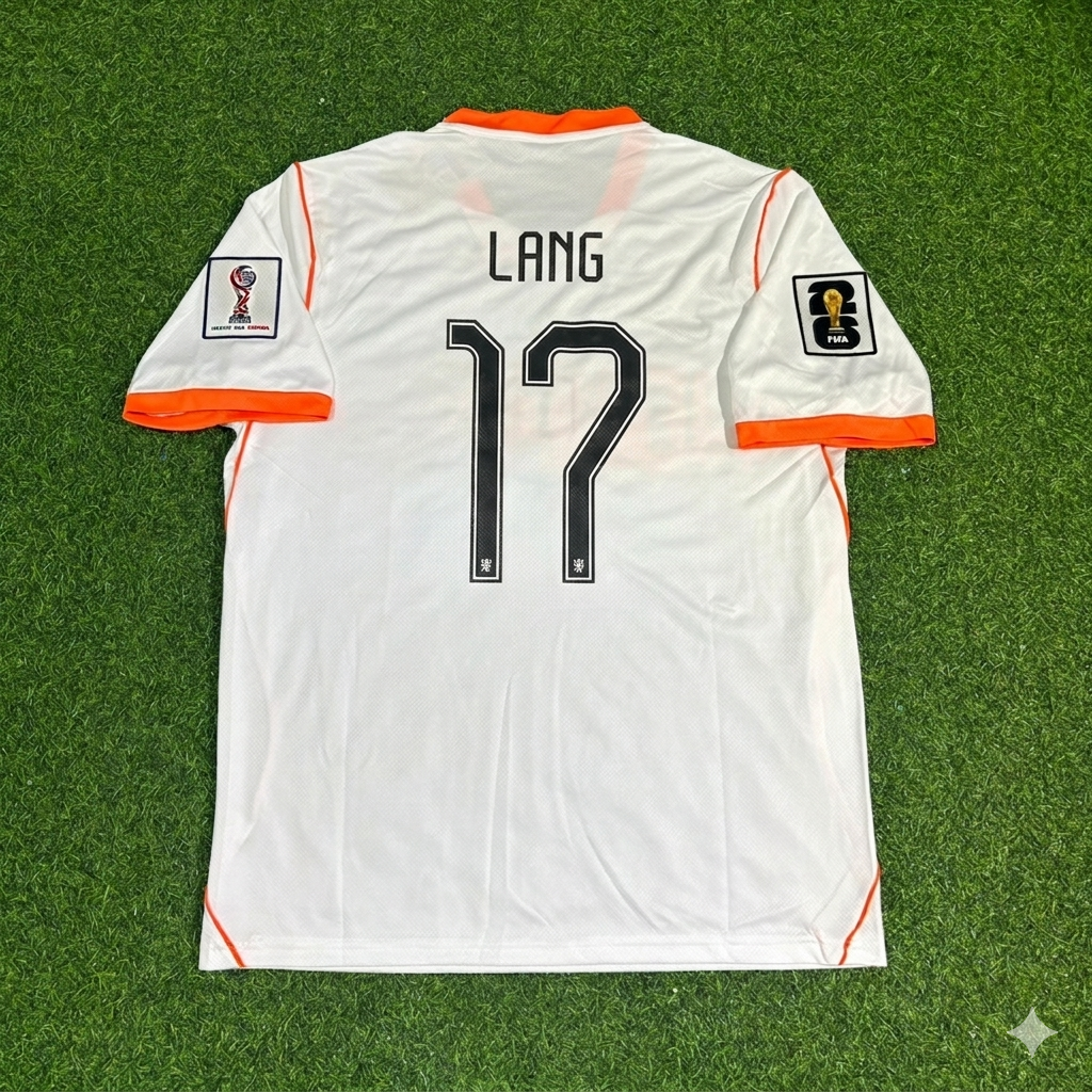 Noa Lang #17 Pays-Bas Coupe du Monde 2026 Nouveau Maillot de Football Saison