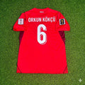 Orkun Kökçü #6 Turquie - Coupe du Monde 2026 - Domicile Rouge - Maillot