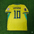 Maillot de Foot Domicile Jaune Brésil Coupe du Monde 2026 Raphinha #10