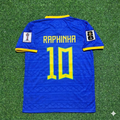 Raphinha #10 - Brésil Coupe du Monde 2026 Maillot de Foot Bleu Nouvelle Saison