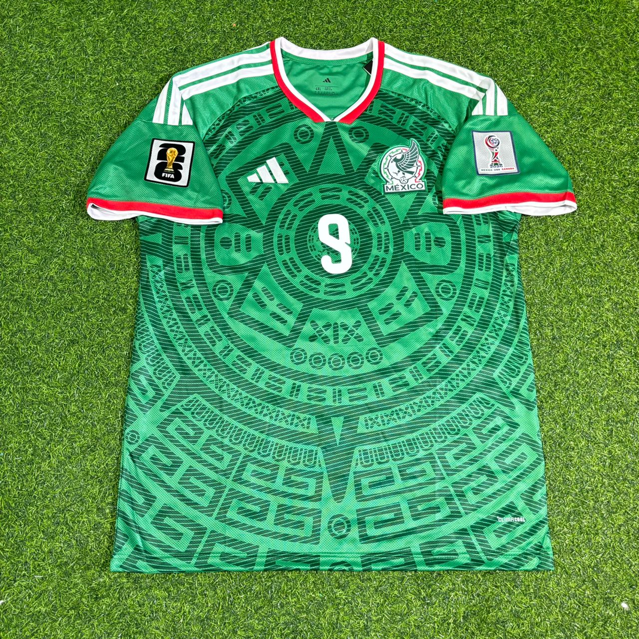 Raul Jimenez Mexico 2026 World Cup Home Green Football Jersey