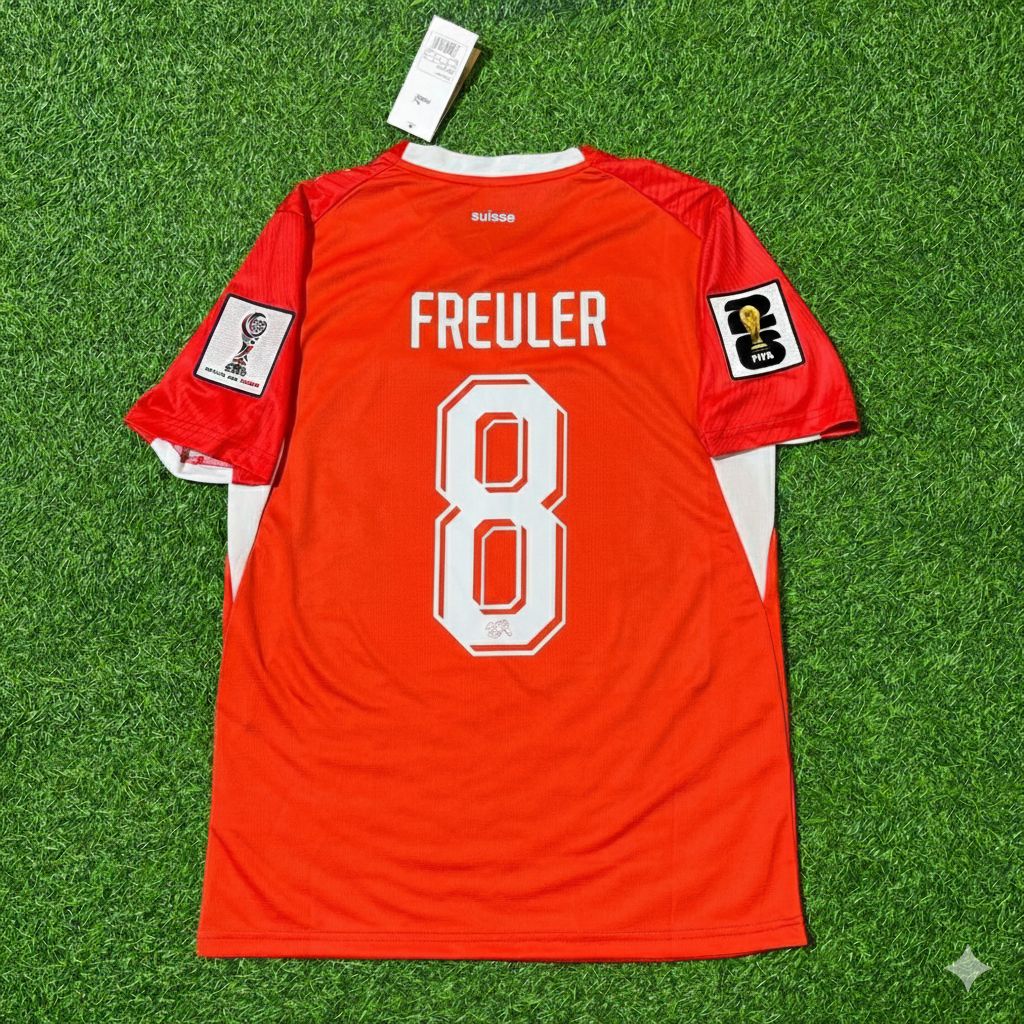 Remo Freuler - Schweiz 2026 WM-Trikot Trikot Trikot