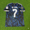 Rodrigo de Paul #7 Argentine Coupe du Monde 2026 Nouveau Maillot de Football