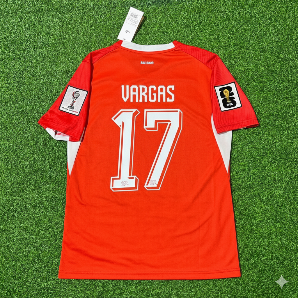 Ruben Vargas 17 – Schweiz WM 2026 Trikot Maillot