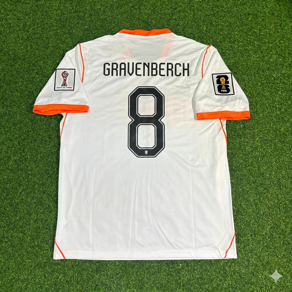 Ryan Gravenberch #8 Niederlande WM 2026 Neue Saison Fußballtrikot