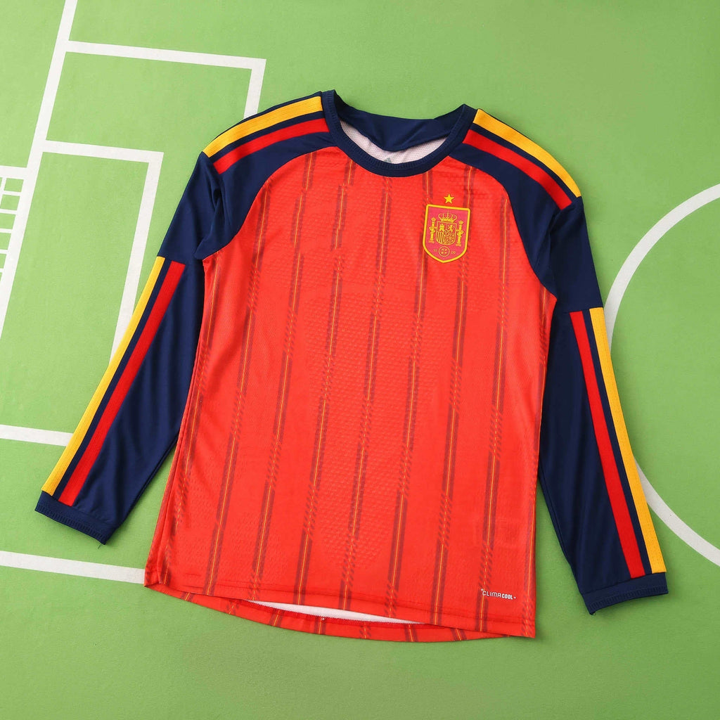 Maillot domicile manches longues Espagne Coupe du Monde 2026
