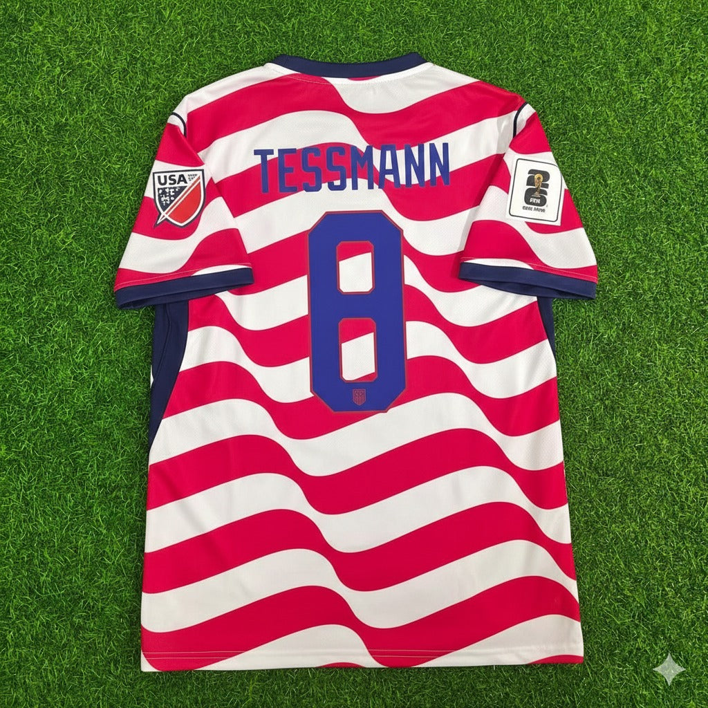 Tanner Tessmann 8 – USA 2026 WM-Heimtrikot