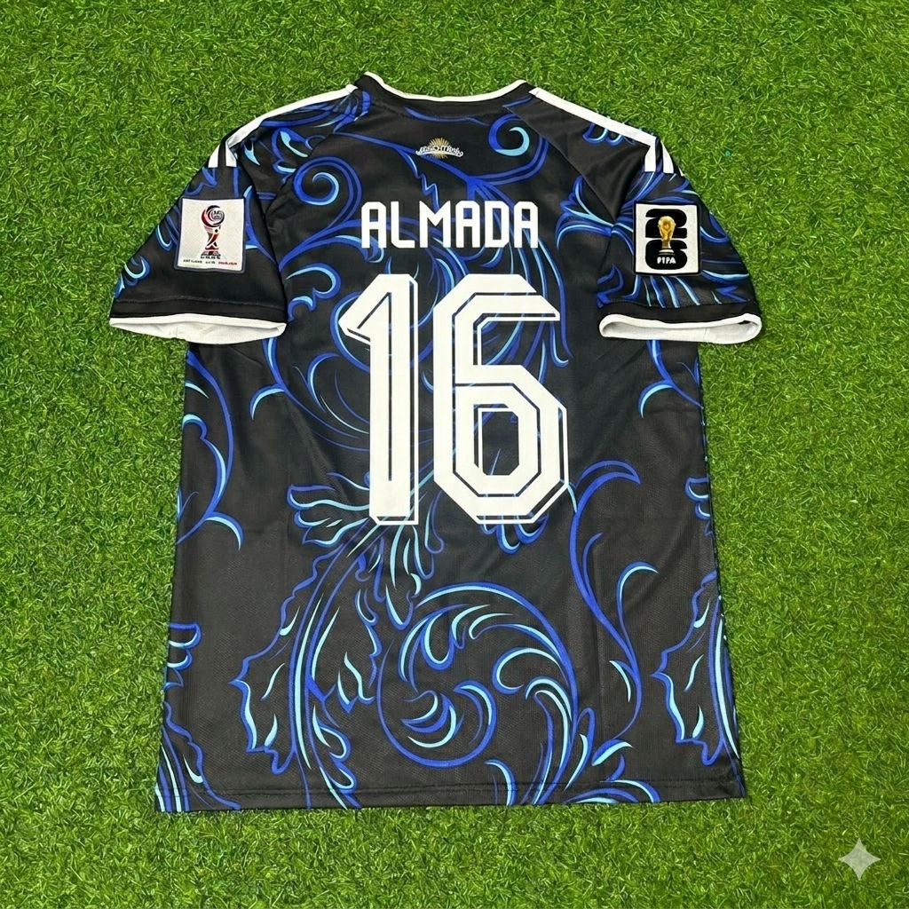 Thiago Almada #16 Argentine Coupe du Monde 2026 Maillot de Foot Nouvelle Saison