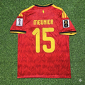 Thomas Meunier #15 Belgien 2026 Weltmeisterschaft Heimtrikot