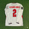 Trent Alexander-Arnold #2 Maillot Domicile Angleterre Manches Longues Blanc Coupe du Monde 2026